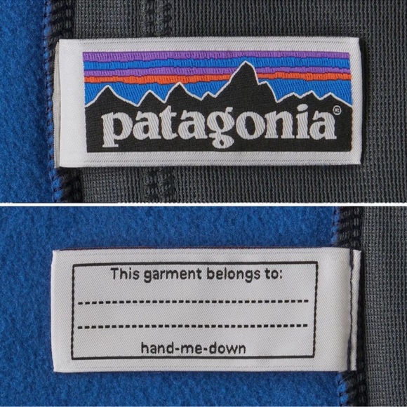 Patagonia Boys Micro D Snap-T Fleece Jacket in
Superior Blue Size L - Picture 5 of 7